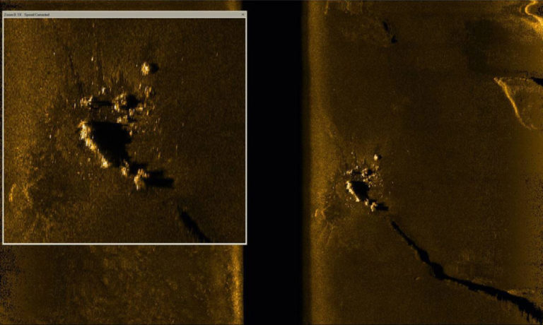 Sonar target ARA San Juan