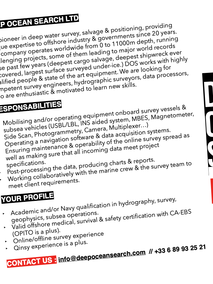 Deep Ocean Search – Hiring